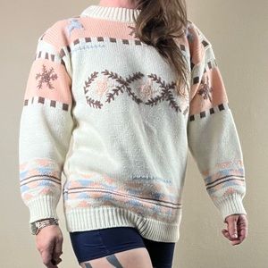 Perfect vintage 80s Michel Sport sweater, looks unworn!
